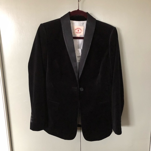 Brooks Brothers Jackets & Blazers - Velvet Tux Blazer Jacket Brooks Brother/Red Fleece